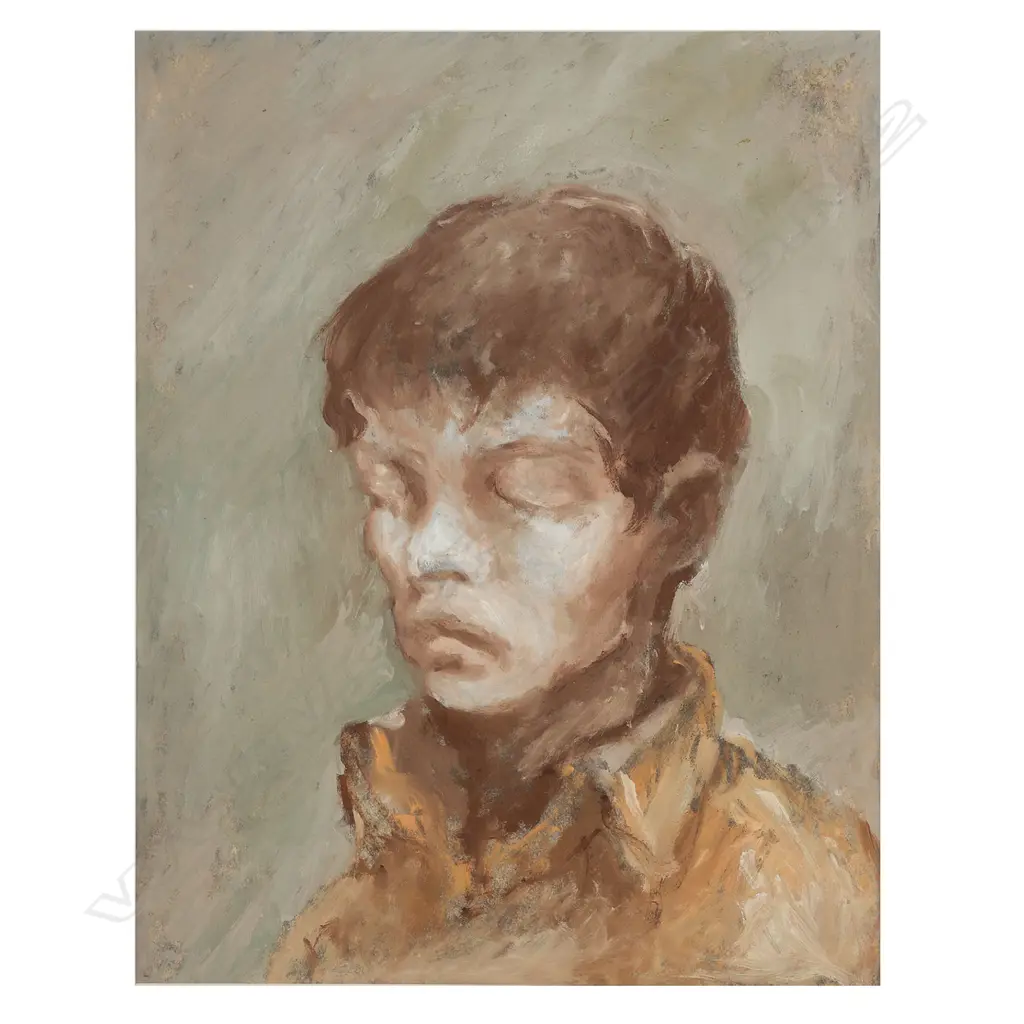 Malcolm Ross (1948-2003) ‘Self portrait', c.1970 Image 1++